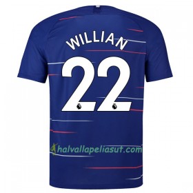 Jalkapallo Pelipaidat Chelsea Willian 22 Kotipaita 2018-2019 Lyhythihainen